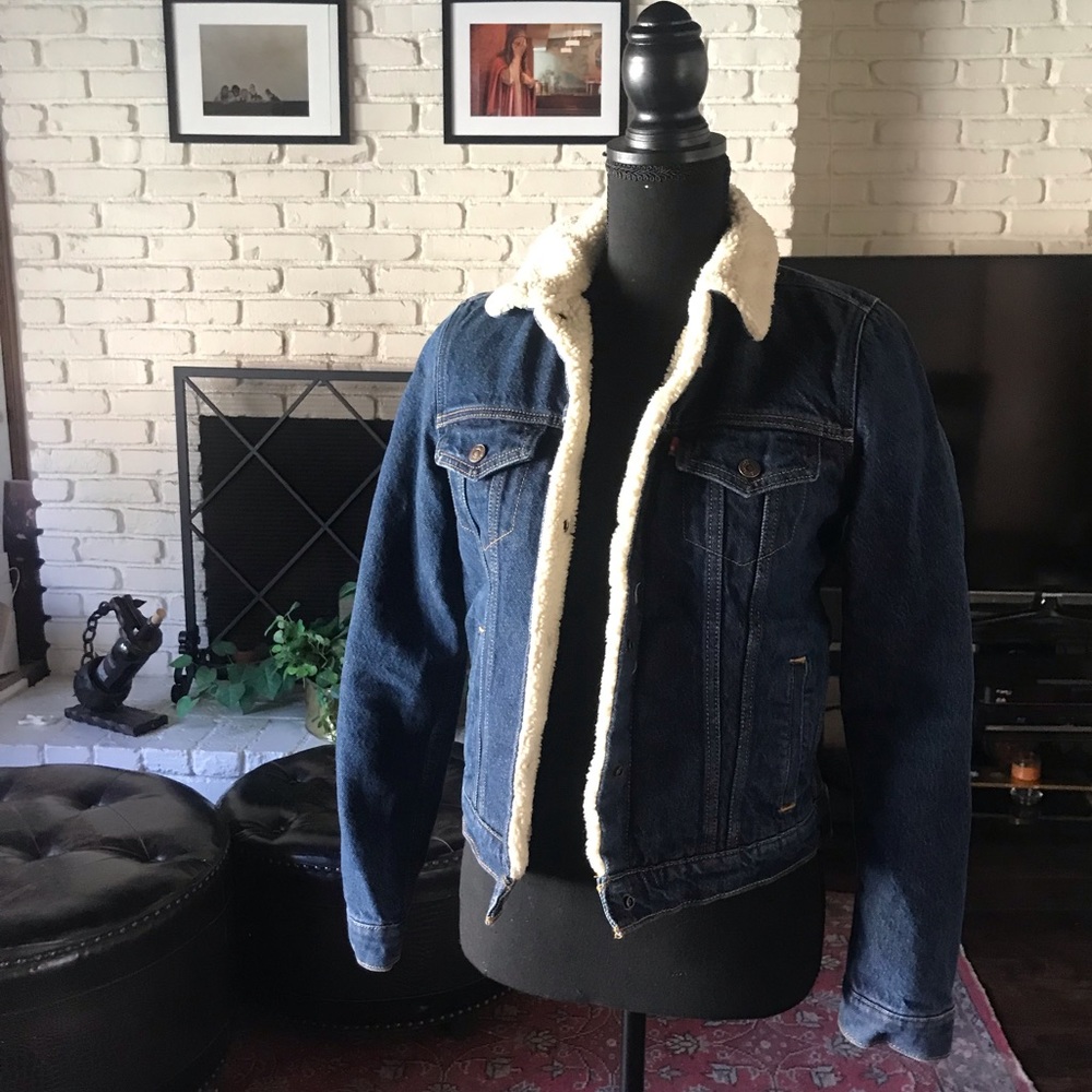 Levi’s Jean jacket with Sherpa lining